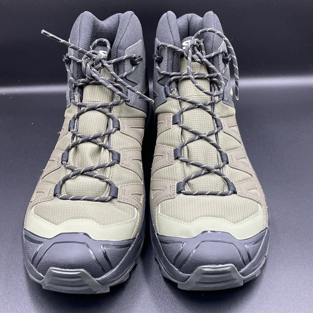 Salomon X Ultra 360 MID CSWP Outdoor Waterproof Boots Olive‎ Night Men's Size 14